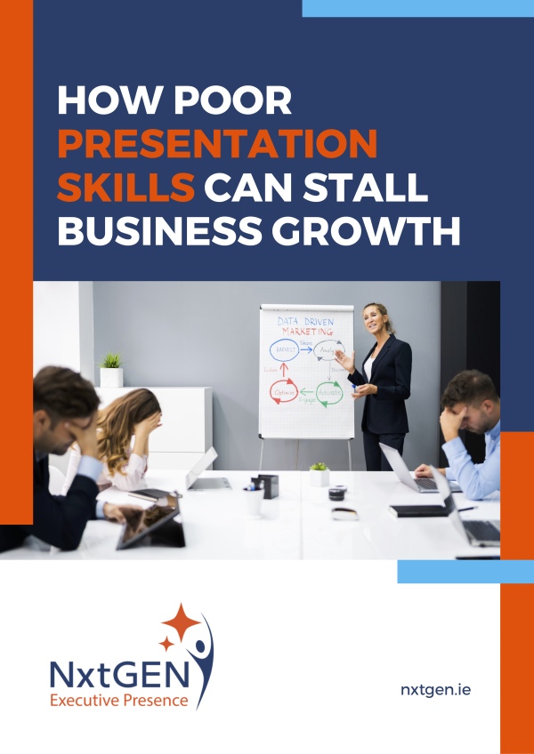 How Poor Presentation Skills Can Stall Business Growth - eBook - Cover - NxtGEN Executive Presence